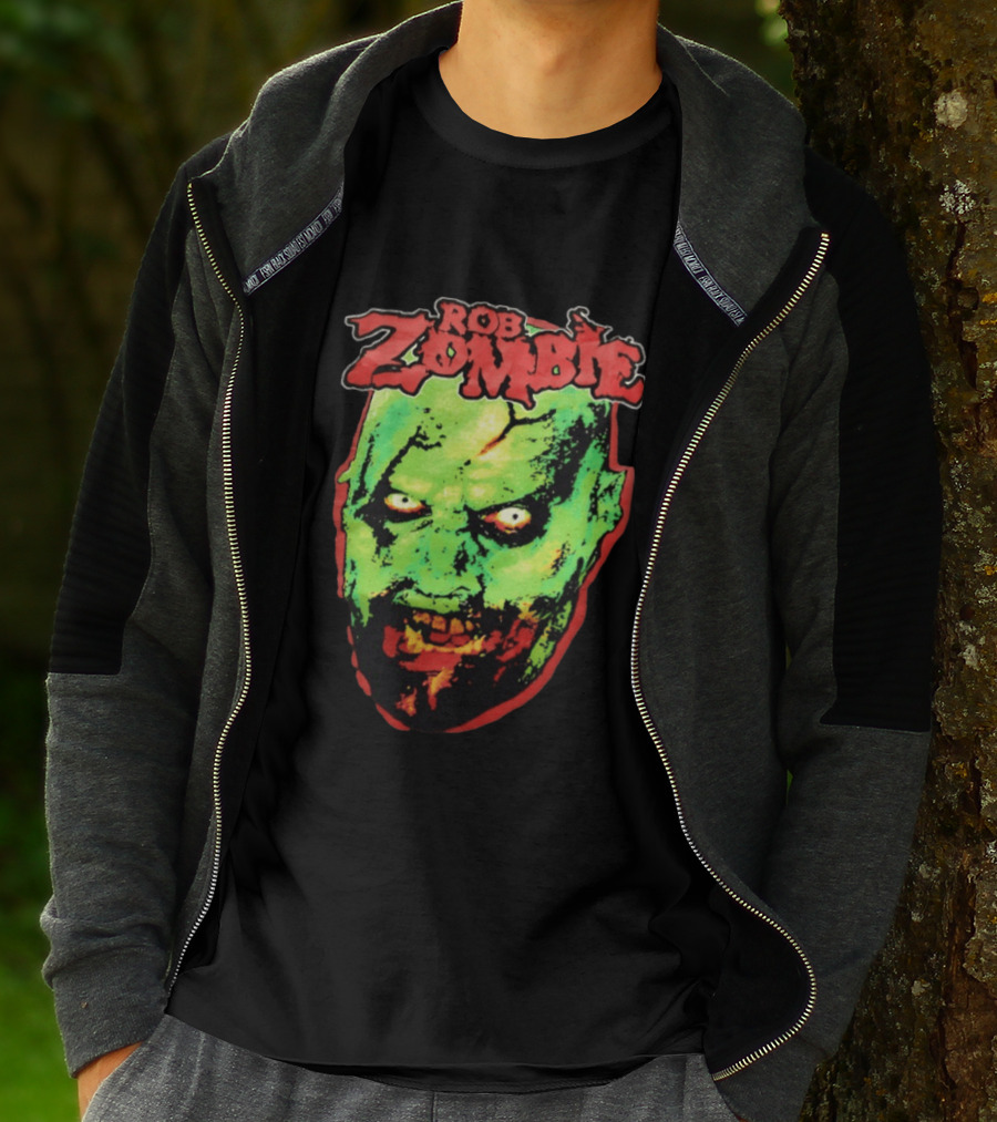 Rob Zombie Bring Out Your Dead Green Zombie Head T-Shirt