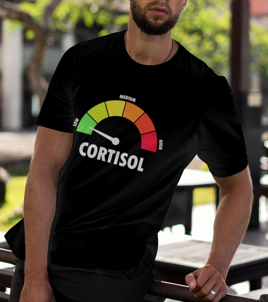 Low Medium High Cortisol Meter T-Shirt