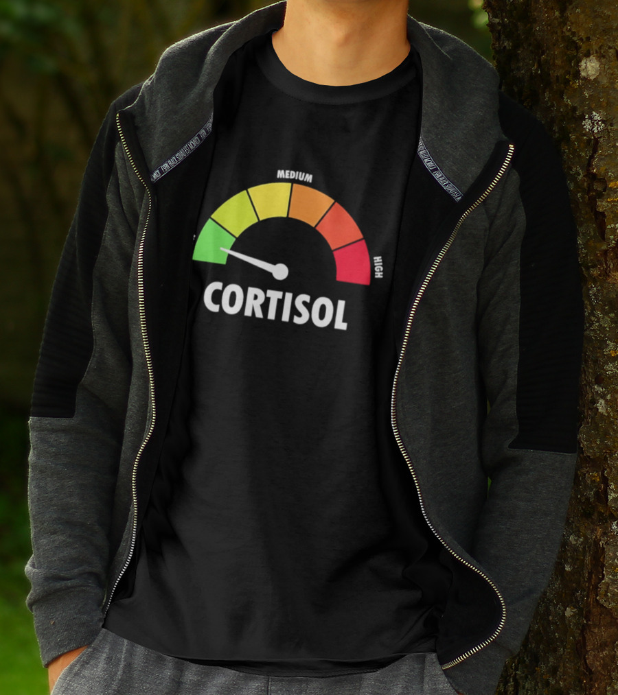 Low Medium High Cortisol Meter T-Shirt