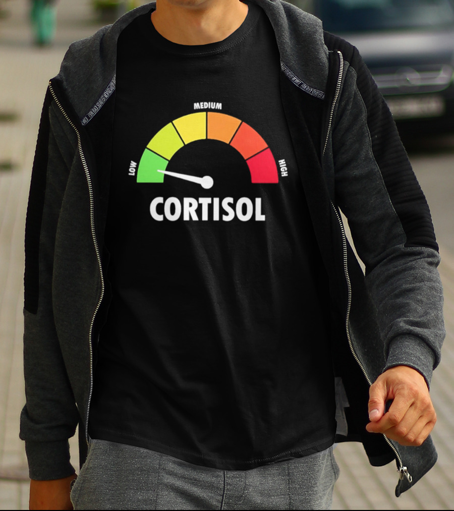Low Medium High Cortisol Meter T-Shirt