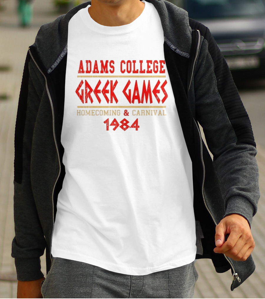 Adams College Greek Games Homecoming Carnival 1984 T-Shirt