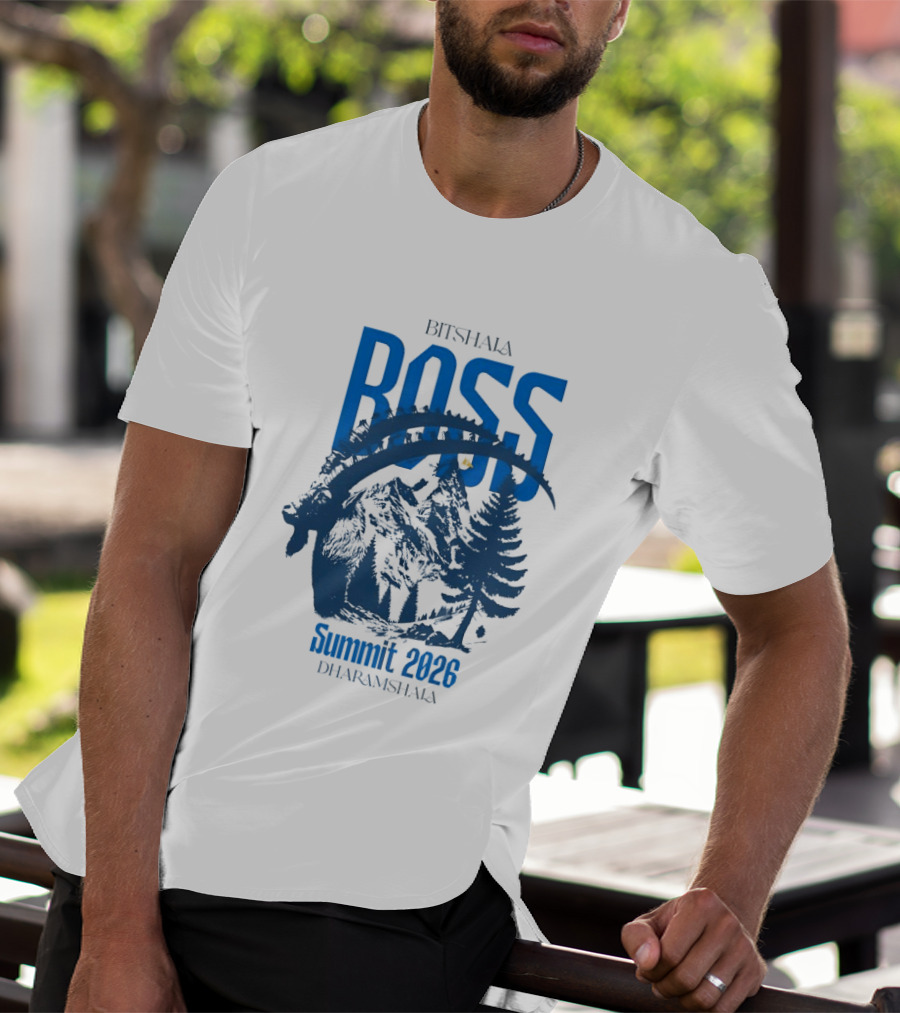 Bitshala Boss Summit 2026 Dharamshala Forest Scene T-Shirt