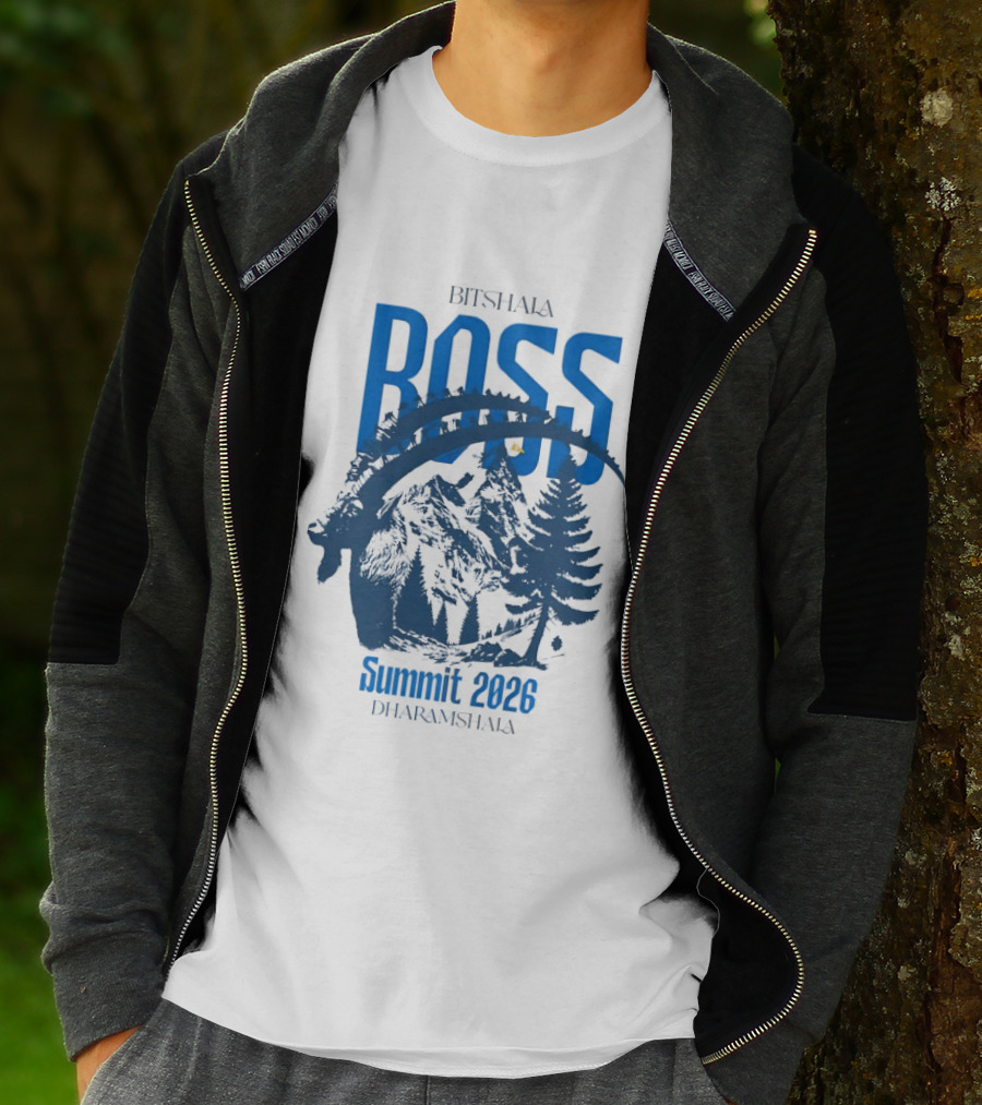 Bitshala Boss Summit 2026 Dharamshala Forest Scene T-Shirt