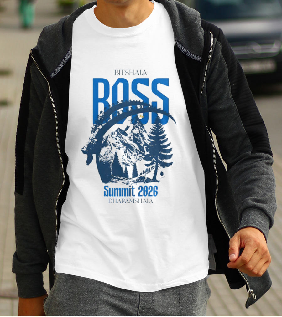 Bitshala Boss Summit 2026 Dharamshala Forest Scene T-Shirt