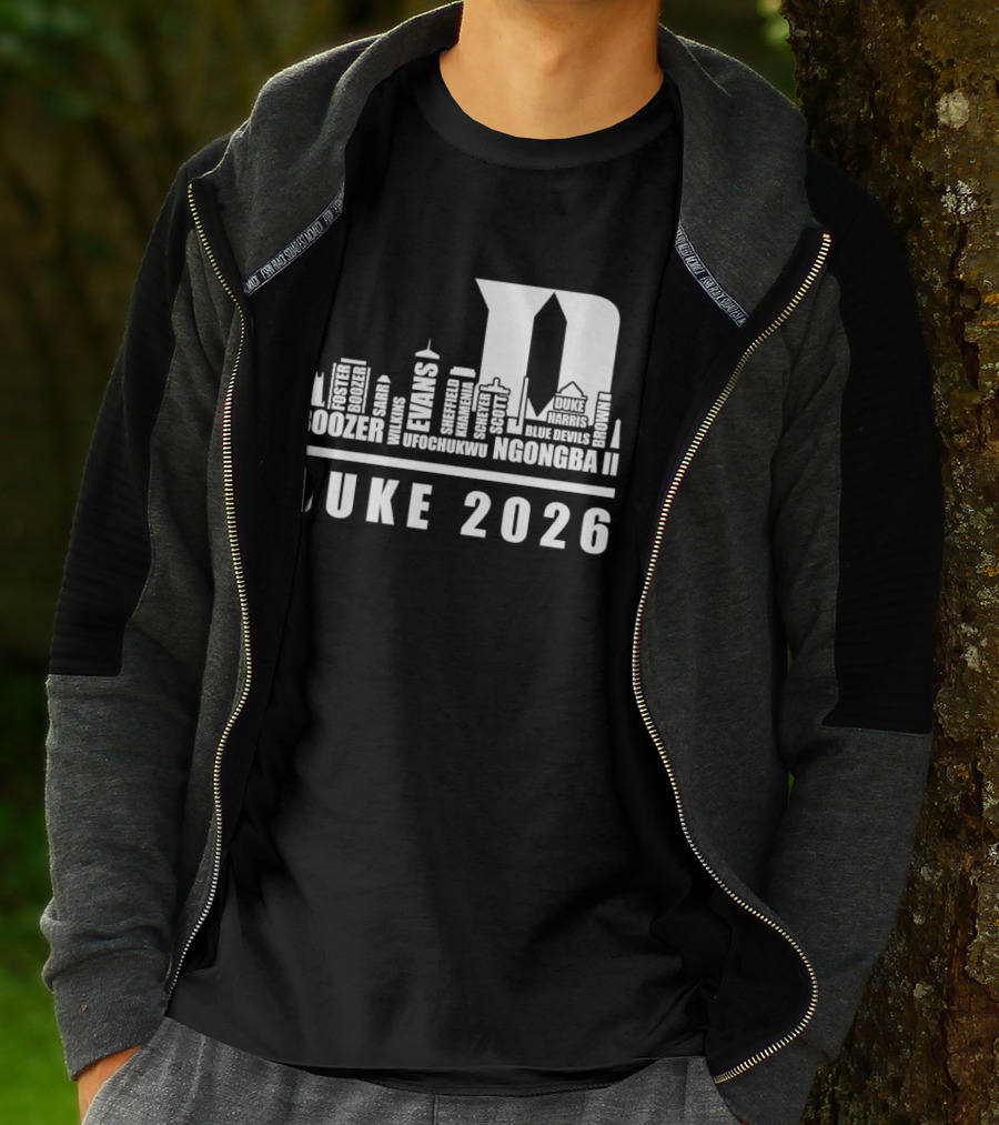 Duke 2026 Skyline Boozer Evans McCorkle Li T-Shirt