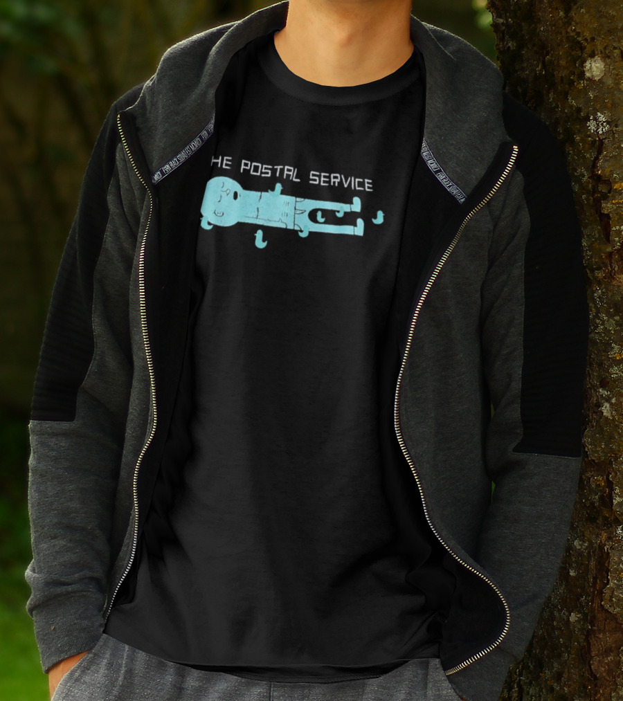 The Postal Service Key Imagery With Blue Bird T-Shirt