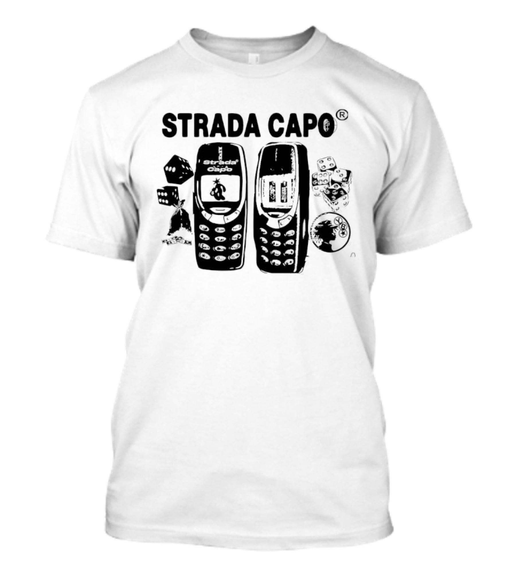 Strada Capo Snake Game Nostalgia Classic Phones T-Shirt
