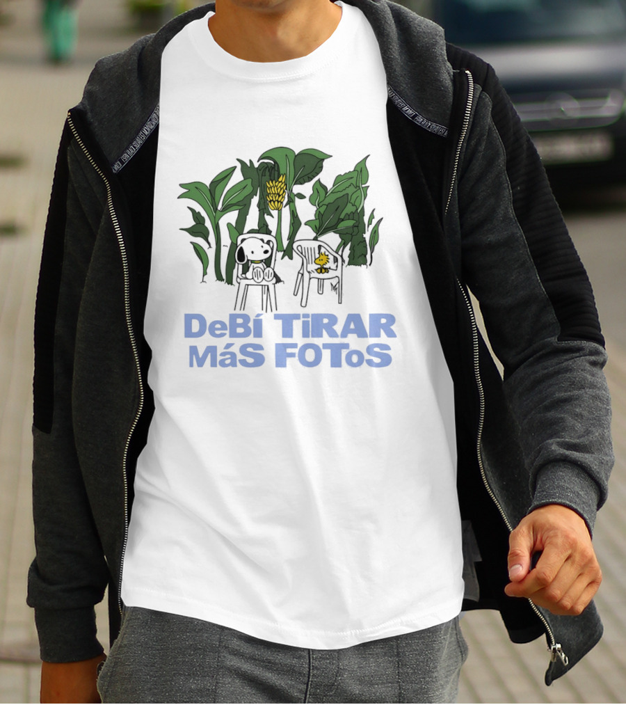 Peanuts Characters Snoopy Woodstock Debí Tirar Más Fotos Banana Plantation T-Shirt