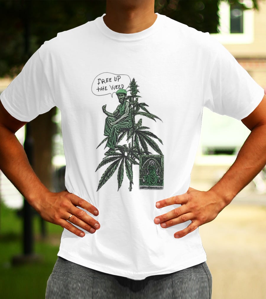 Free Up The Weed Lee Scratch Perry Cannabis T-Shirt