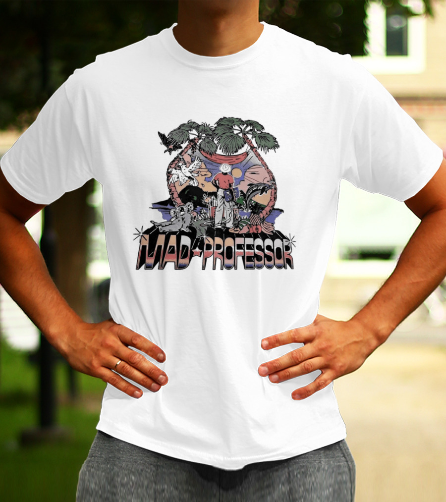 Mad Professor Neil Fraser Island Vibes Reggae Scene T-Shirt