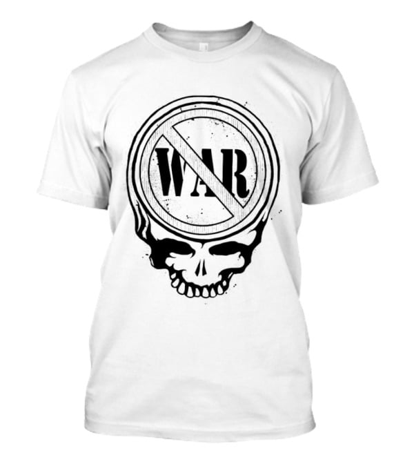 War No Symbol Skull T-Shirt