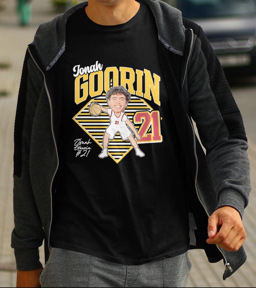 Jonah Goorin Basketball Caricature 21 USC Trojans 2026 T-Shirt