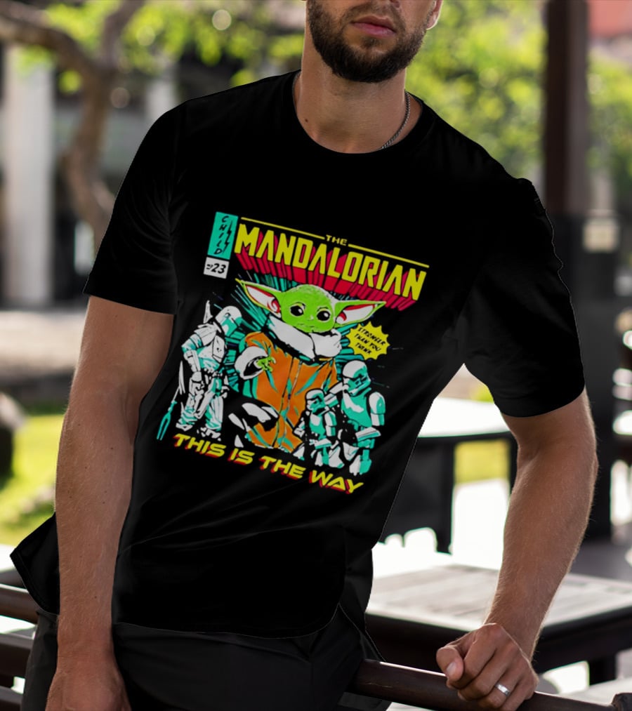 The Mandalorian Baby Yoda This Is The Way Comic Issue 29 T-Shirt