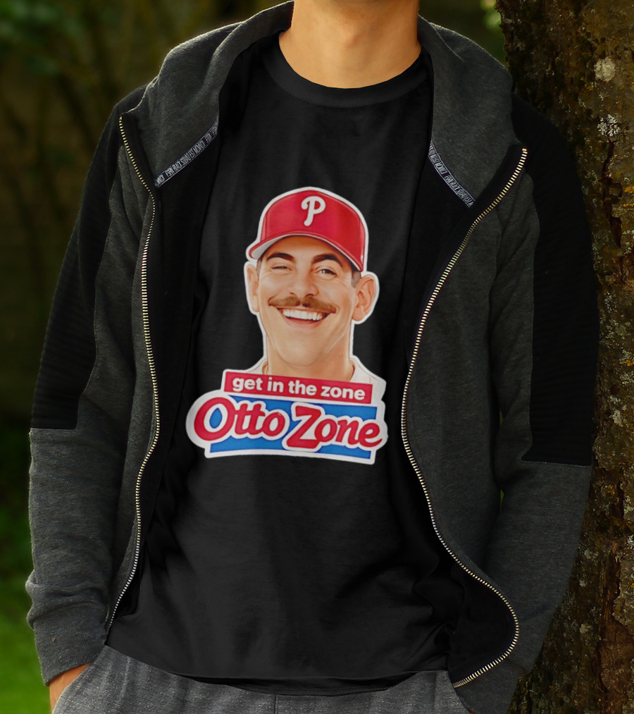 Philadelphia Phillies Mike Schmidt Get In The Zone Otto Zone T-Shirt