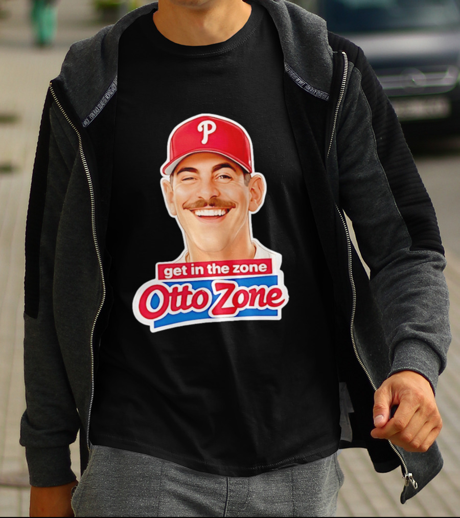 Philadelphia Phillies Mike Schmidt Get In The Zone Otto Zone T-Shirt