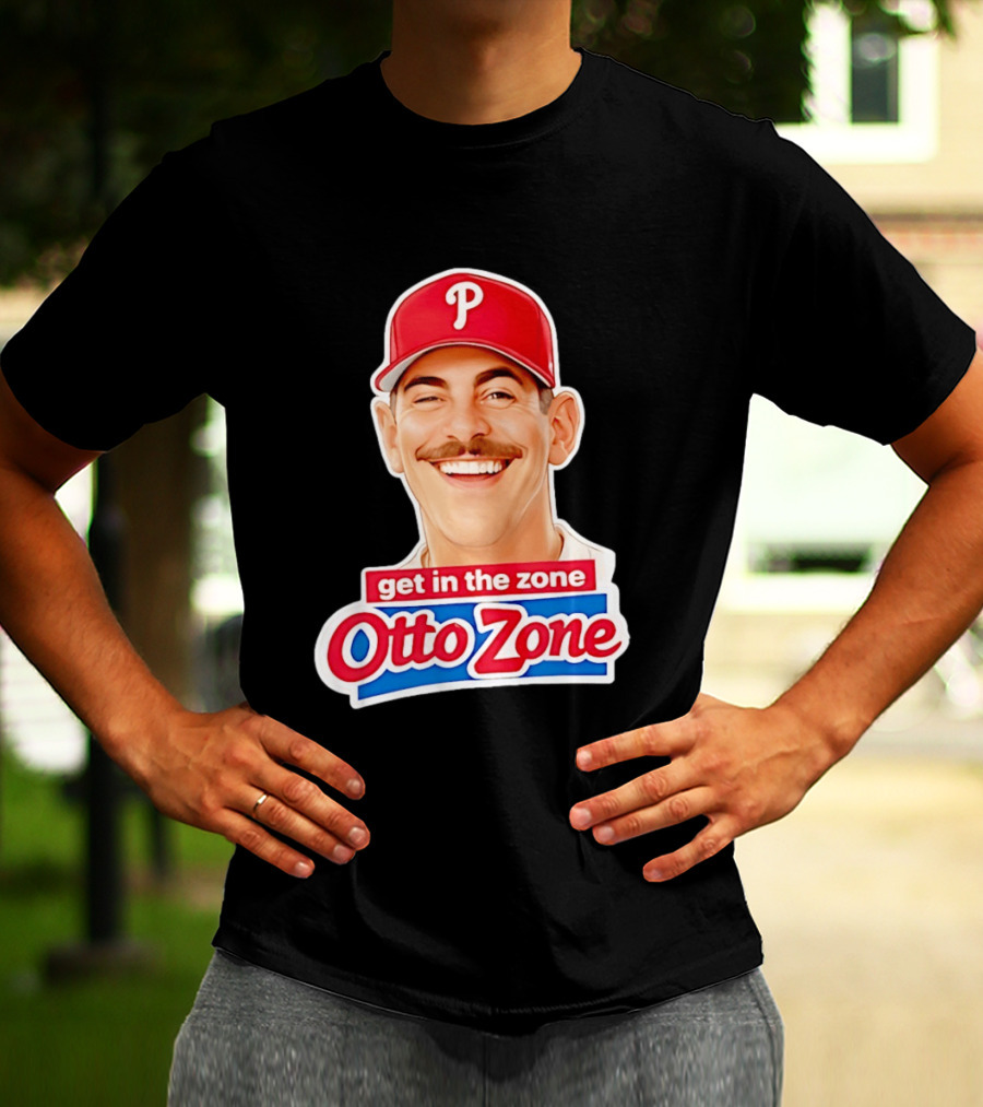 Philadelphia Phillies Mike Schmidt Get In The Zone Otto Zone T-Shirt
