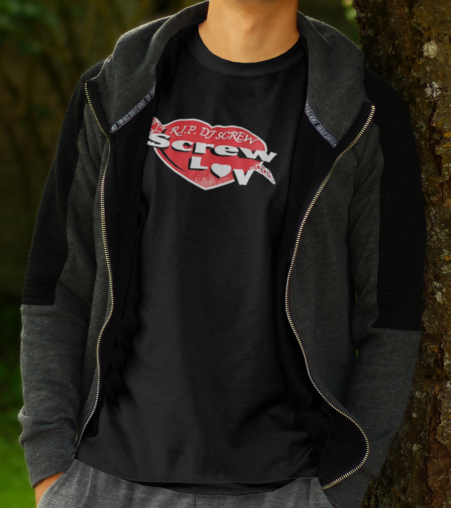 RIP DJ Screw Screw Love Heart T-Shirt