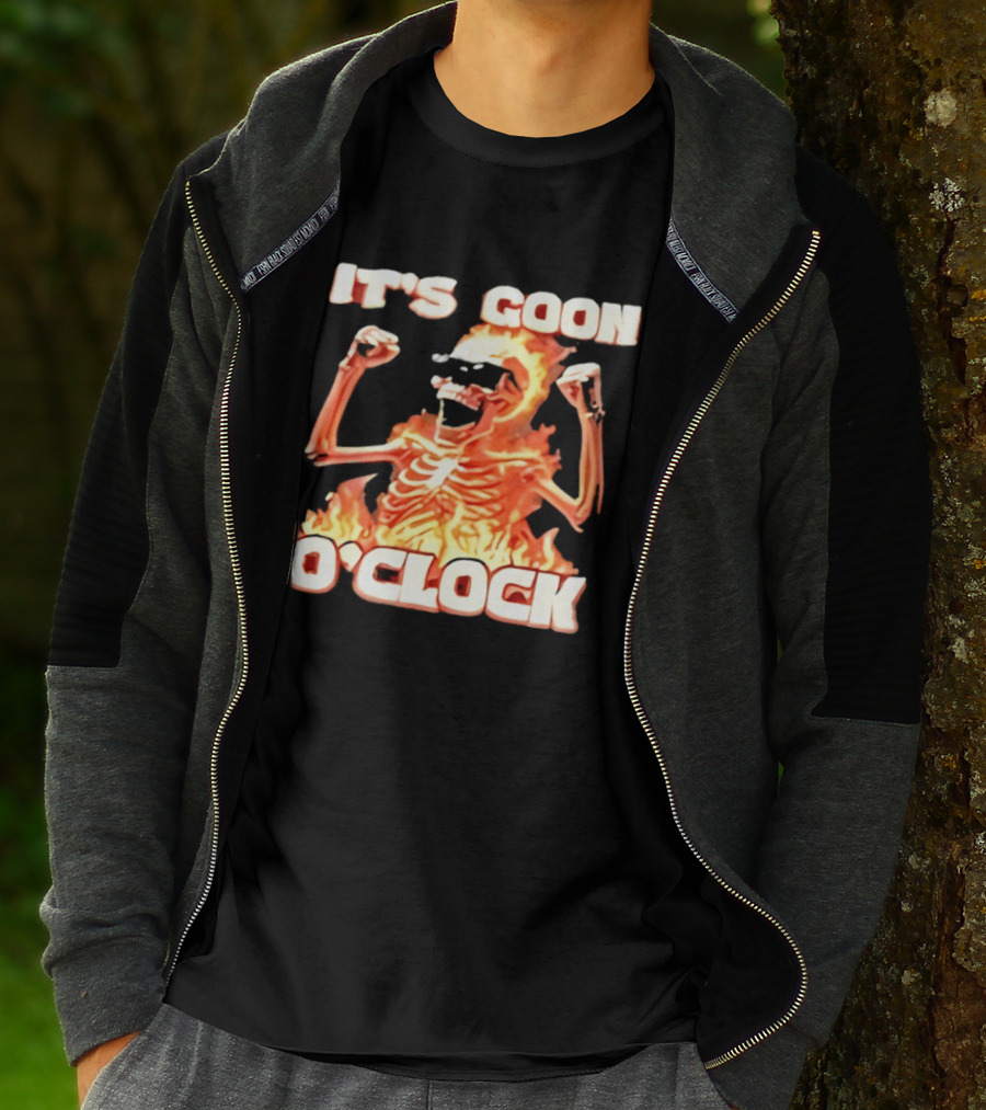 It's Goon O' Flaming Skeleton Fist Pump T-Shirt