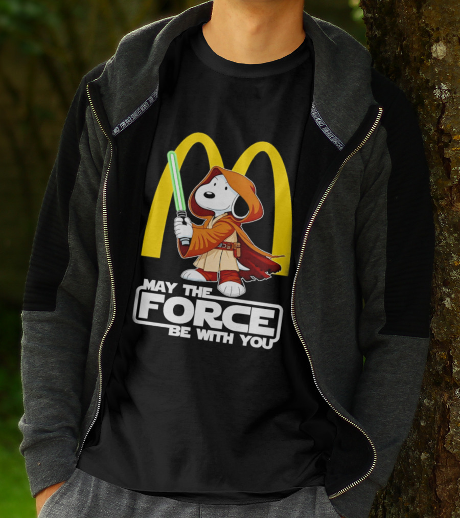 May The Force Be With You Snoopy Jedi McDonald's T-Shirt