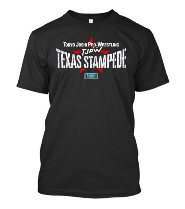 Texas Stampede Tokyo Joshi Pro Wrestling TJPW Logo Red Star Promotion T-Shirt