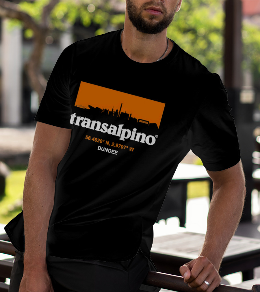 Transalpino Dundee Skyline 56.4691° N 2.9707° W T-Shirt