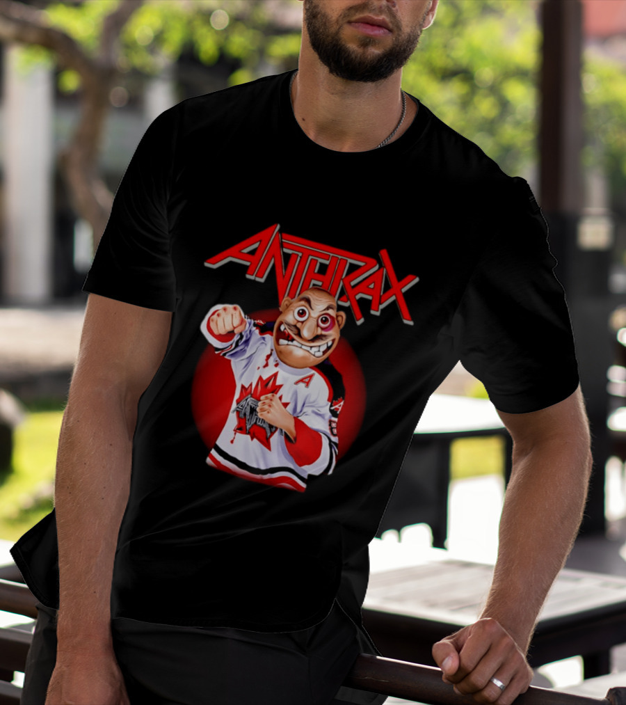 Anthrax Hockey Jersey With Mad T-Shirt
