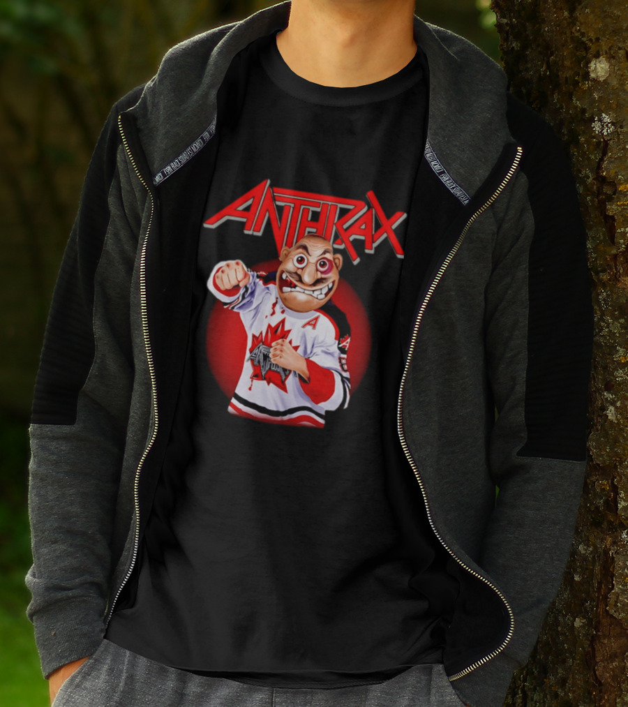 Anthrax Hockey Jersey With Mad T-Shirt