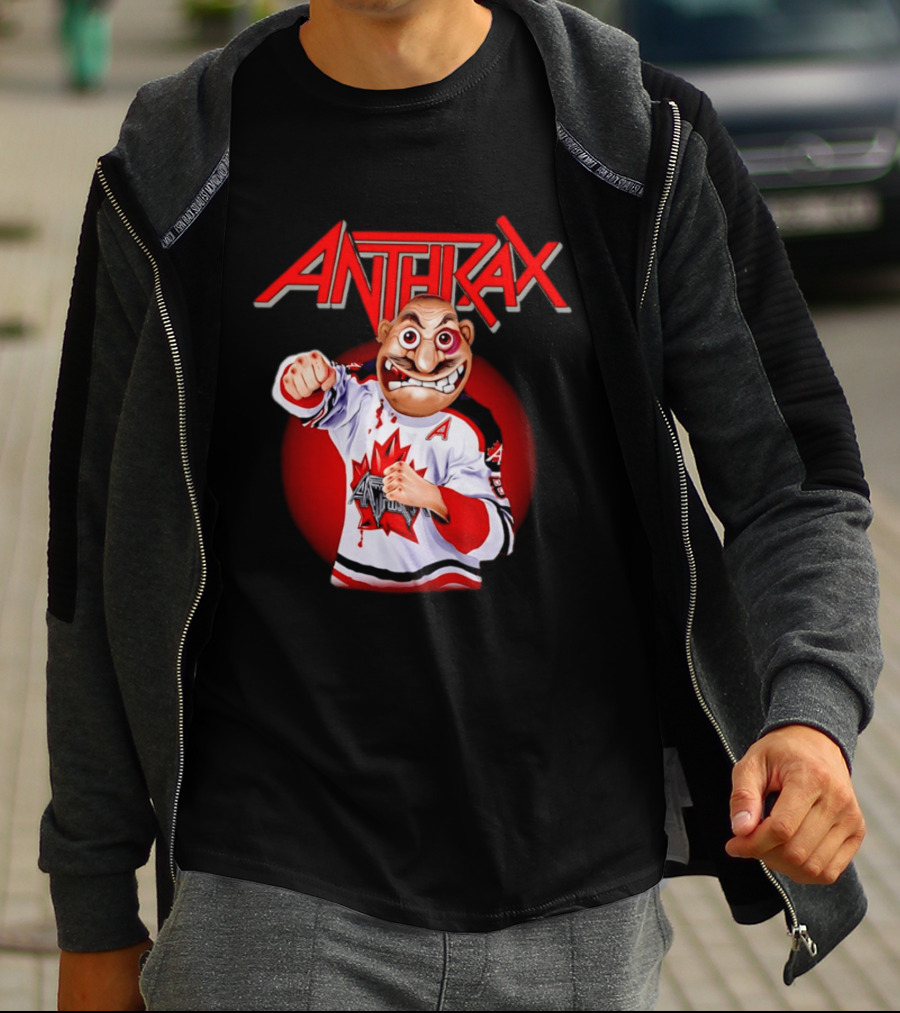Anthrax Hockey Jersey With Mad T-Shirt