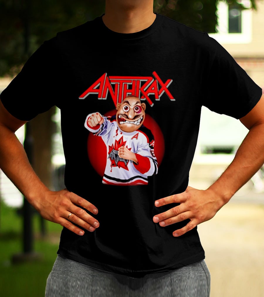 Anthrax Hockey Jersey With Mad T-Shirt