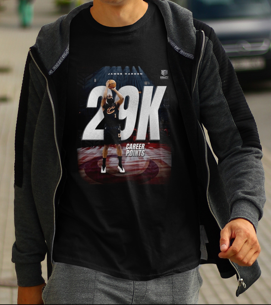 James Harden 29K Career Points NBA Milestone Celebration T-Shirt