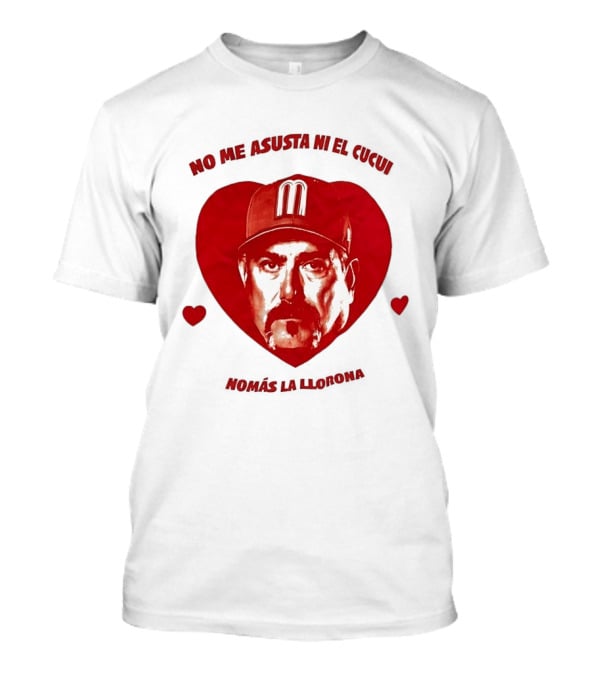 Benji Gil No Me Asusta Ni El Cucui Corazón Valle Duendos T-Shirt