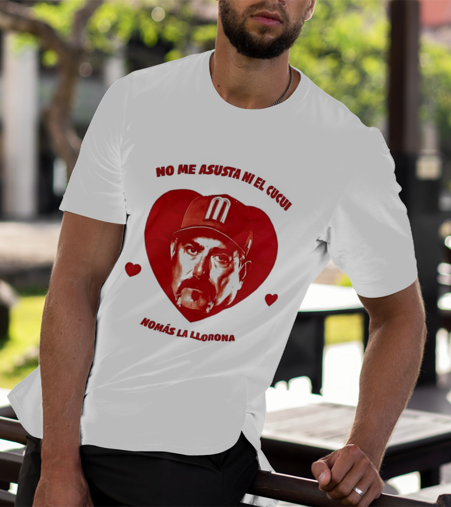 Benji Gil No Me Asusta Ni El Cucui Corazón Valle Duendos T-Shirt