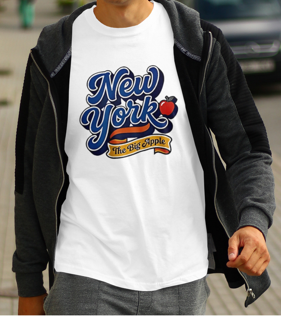 New York The Big Apple Classic Red Apple T-Shirt