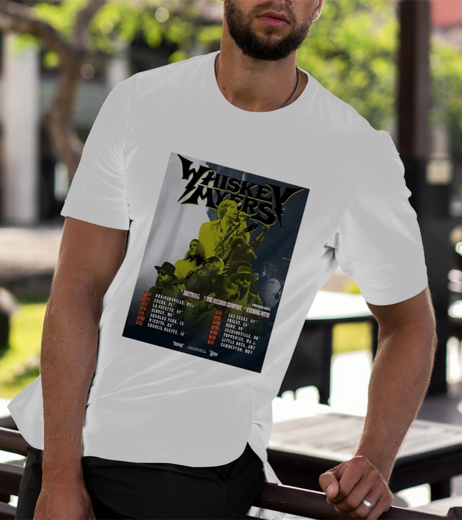 Whiskey Myers 2026 Tour North America Dates With Southall And The Record Company T-Shirt
