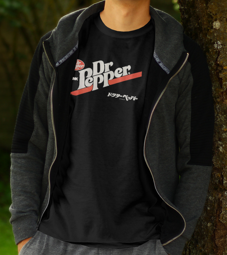 Dr Pepper Drink Japanese Katakana 70s T-Shirt