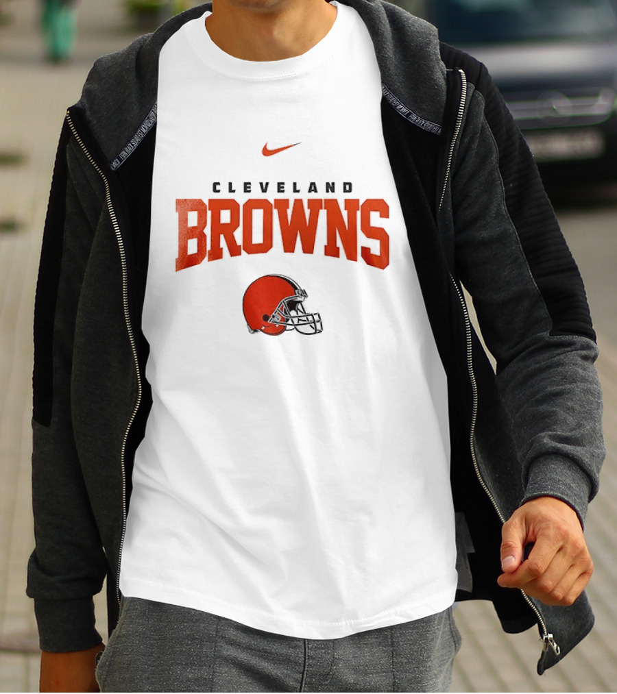 Cleveland Browns Spider Hero Chibi Nike Collaboration NFL Football T-Shirt