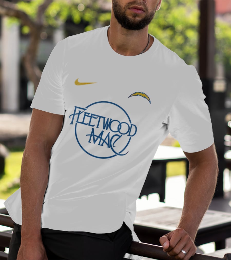 Los Angeles Chargers Fleetwood Mac Nike Collaboration T-Shirt