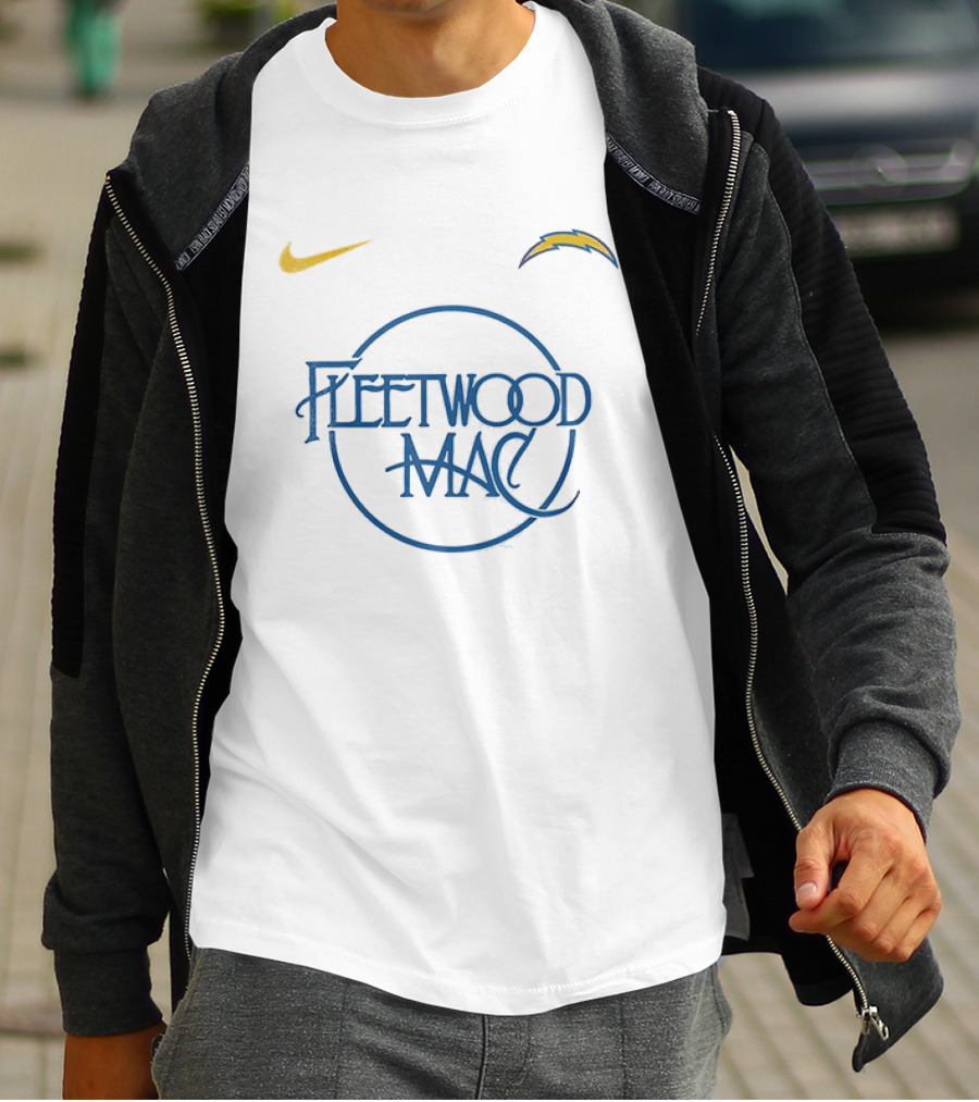 Los Angeles Chargers Fleetwood Mac Nike Collaboration T-Shirt