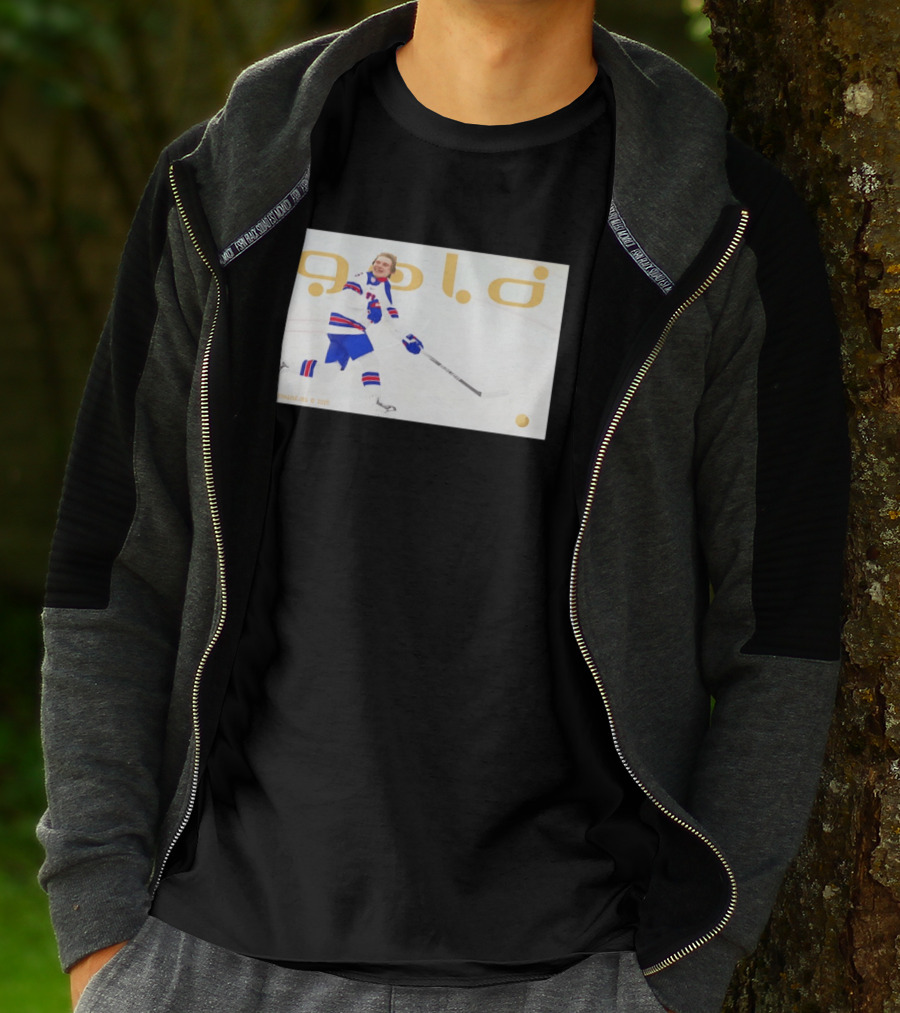 USA Hockey Jack Hughes Gold Medal 2026 Team Celebration T-Shirt