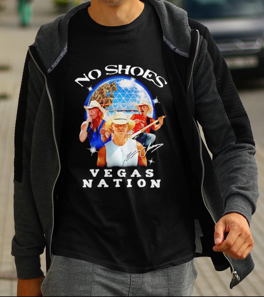 Kenny Chesney No Shoes Vegas Nation Live Music Event T-Shirt
