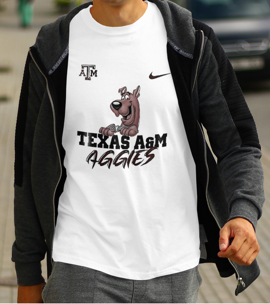 Texas A And M Aggies Scooby Doo Nike Collaboration T-Shirt