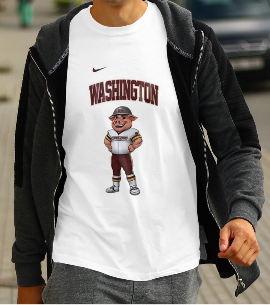 Washington Commanders Mascot Teacher Appreciation Month T-Shirt
