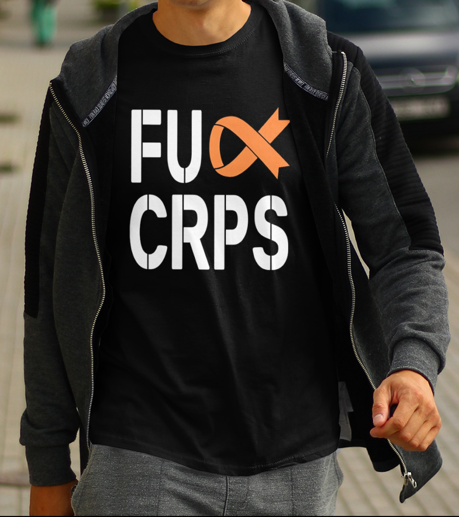 CRPS Awareness Orange Ribbon Support T-Shirt