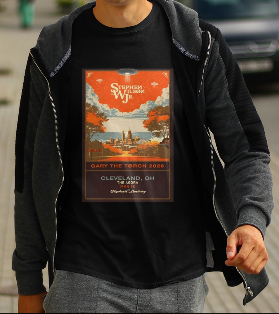 Stephen Wilson JR. Gary The Torch 2026 Agora Theatre Cleveland OH March 10 Stephanie Lambing T-Shirt