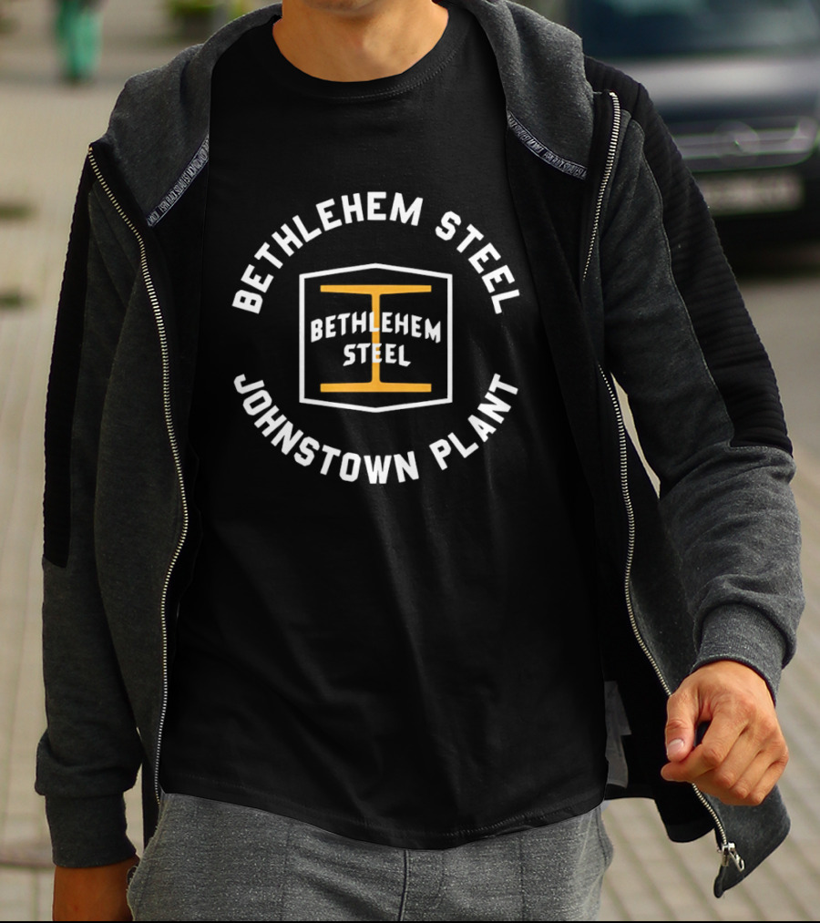 Bethlehem Steel Johnstown Plant Vintage Steel T-Shirt