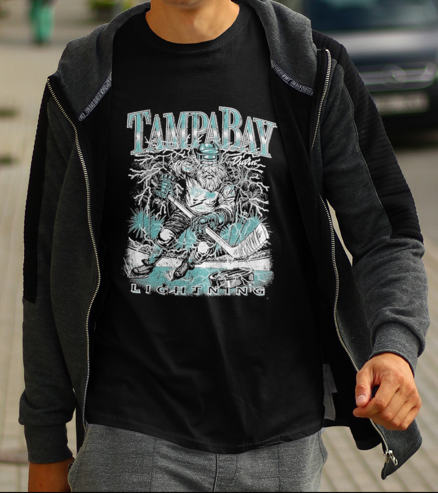 Tampa Bay Lightning X Duvin Special Edition Wild Electric Creature Collaboration T-Shirt