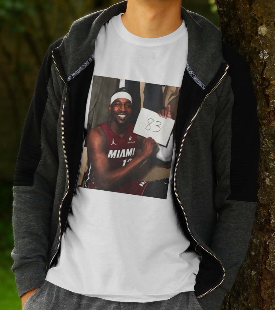 Bam Adebayo 83 Points Miami Heat Tribute NBA Legend Wilt Chamberlain T-Shirt