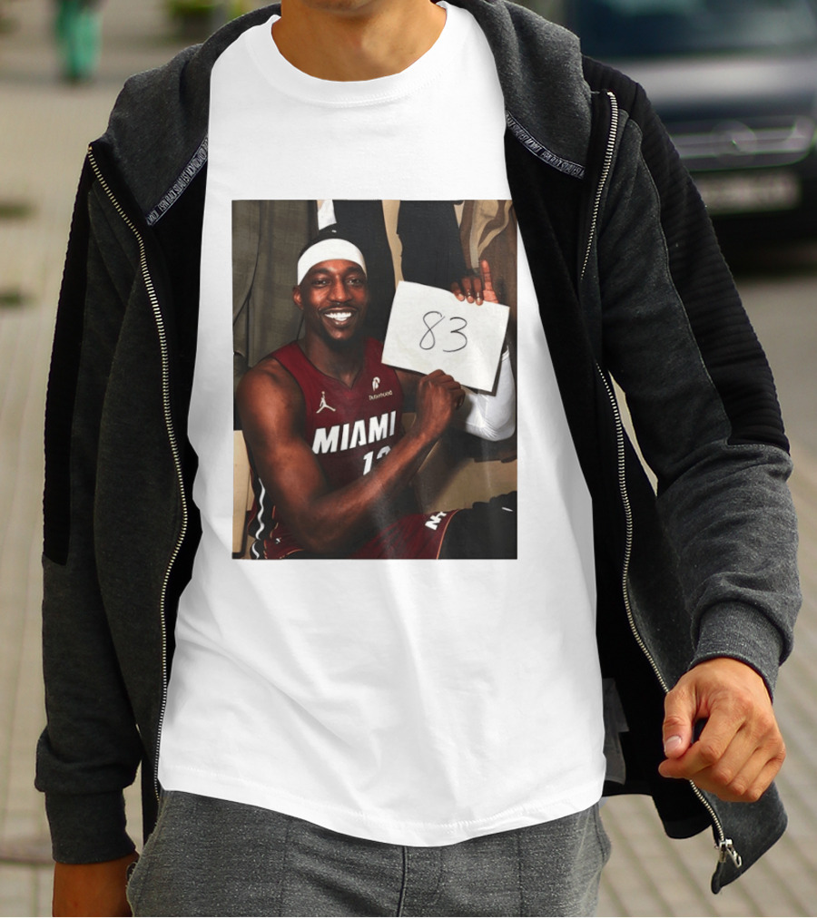 Bam Adebayo 83 Points Miami Heat Tribute NBA Legend Wilt Chamberlain T-Shirt