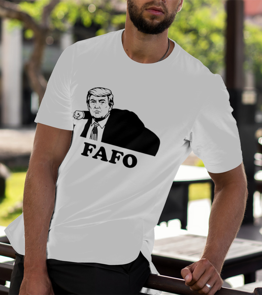 Donald Trump FAFO Punching T-Shirt