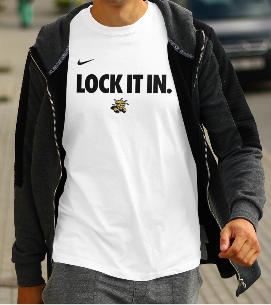 Nike Goshockers Basketball Lock It In Wichita State T-Shirt